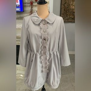 Gallery Ruffle‎ Over Coat.Size L